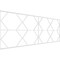 Ekena Millwork Set of Four Panels for 94 1/2"W x 36 1/4"H Fraser Fretwork Wainscot Wall Paneling WPKP18X01X47FSR - alternate 1
